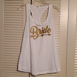 Bride tank top